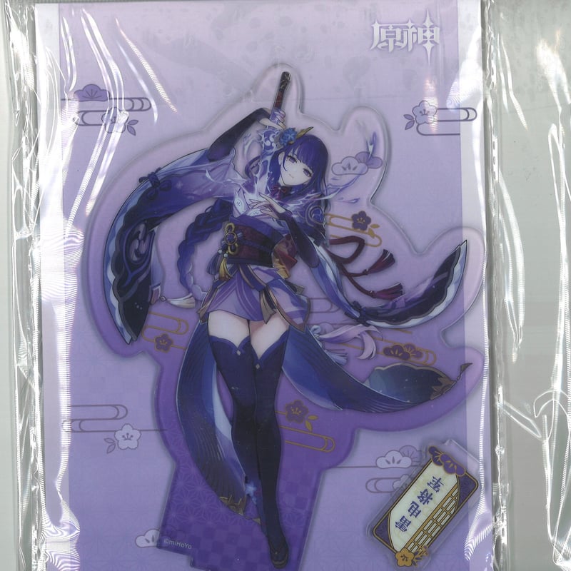 C104 会場限定　原神　雷電将軍　特大アクリルスタンド　寝癖　マルチーズランド 原神 雷電将軍 特大アクリルスタン ド C104会場限定 寝癖