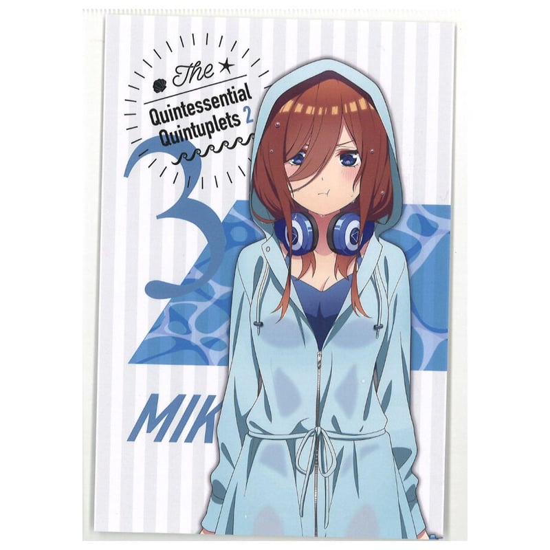 五等分の花嫁∬ POPUP STORE in 東京タワー ポストカード 中野三玖