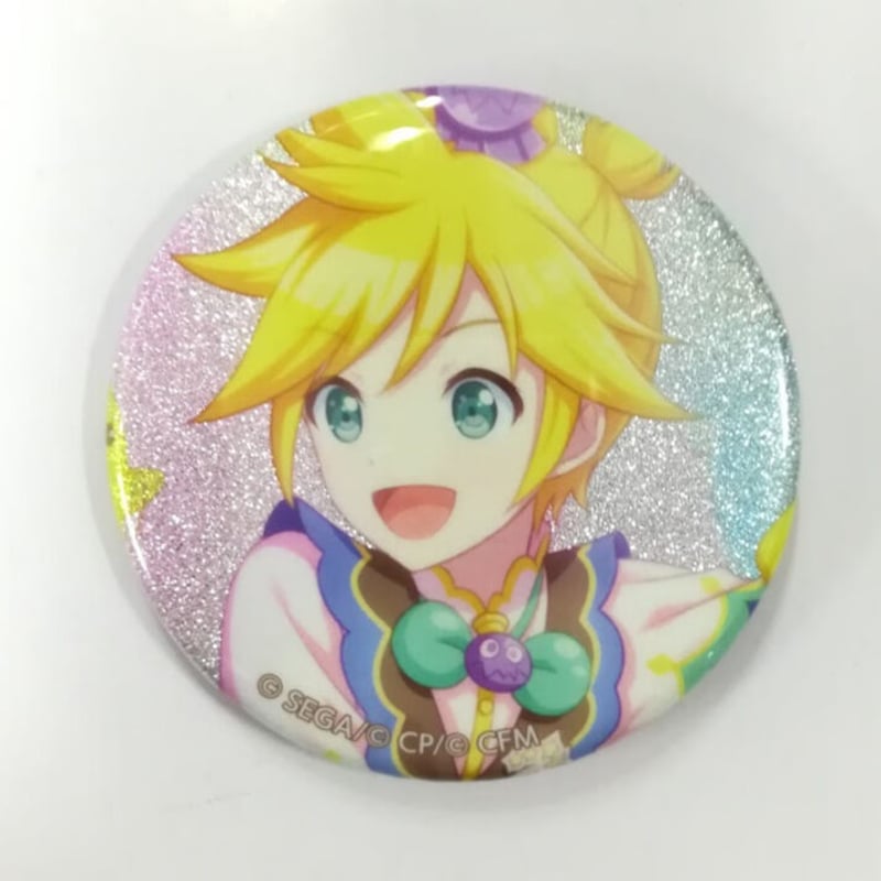 プロジェクトセカイ 鏡音レン グリッター 缶バッジ | K-BOOKS 秋葉原