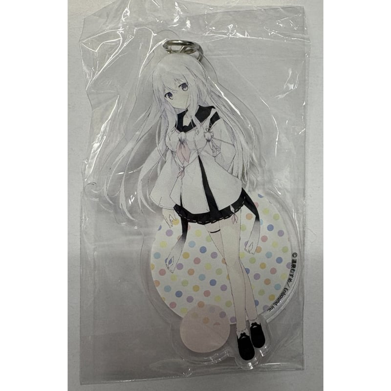 温泉むすめ　三朝歌蓮　メイド　アクキー&缶バッジ　ルーラ 温泉むすめ 三朝温泉観光協会限定コラボ 三朝歌蓮アクリルキーホルダー