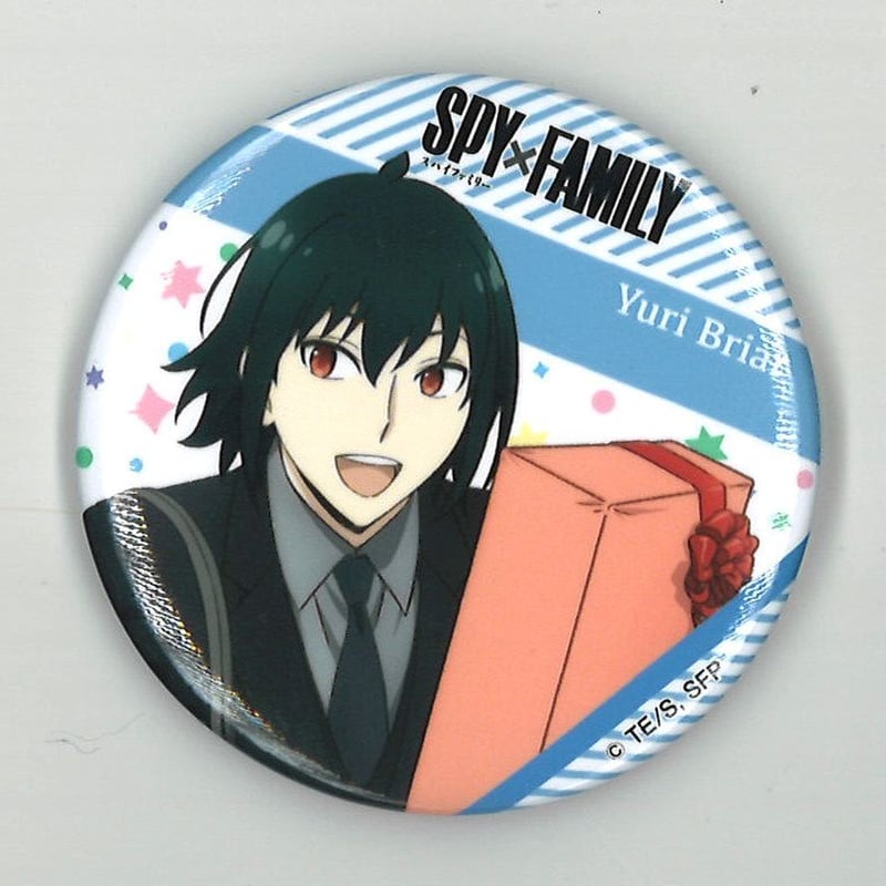 SPY×FAMILY展 缶バッジ ユーリ ユーリ·ブライア SPYFAMILYスパイ