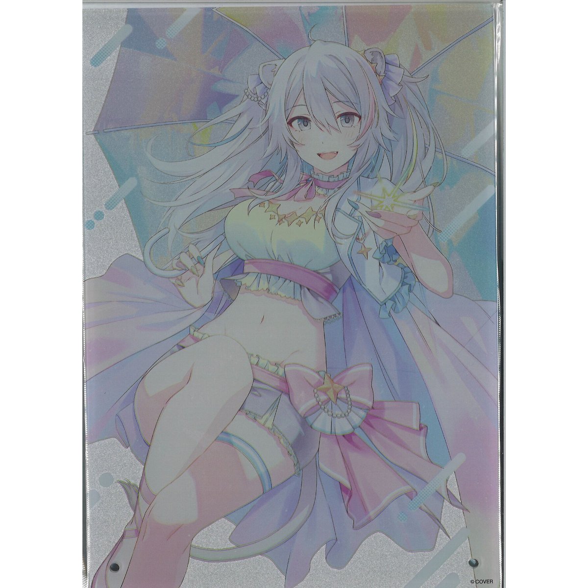 ホロライブ 獅白ぼたん プレミアム アクリルパネル 活動一周年記念