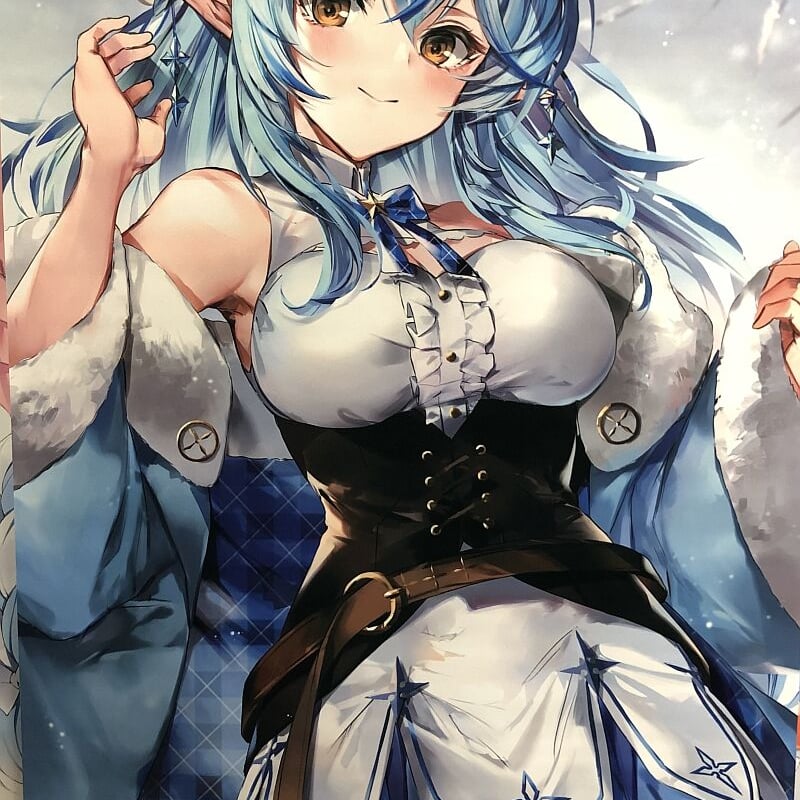 ホロライブ 雪花ラミィ B2タペストリー Amazon.co.jp: 正規品雪花ラミィ B2タペストリー 寝衣Ver
