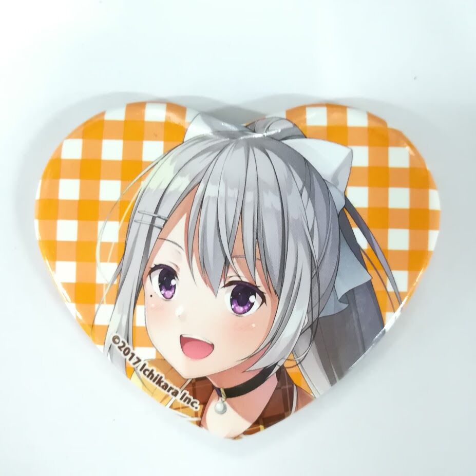 にじさんじ 樋口楓 ハート型缶バッジ バレンタイン2019 | K-BOOKS 秋葉原