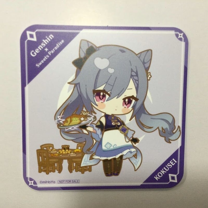 原神 刻晴 スイパラ 岩華聚餐 コースター SD | K-BOOKS 秋葉原