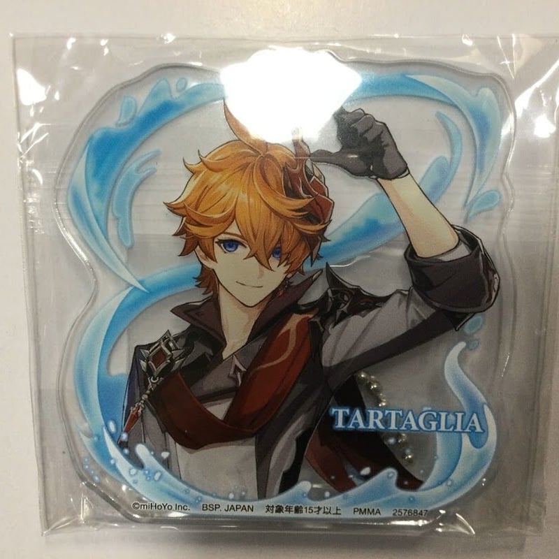 原神 タルタリヤ SEGA 缶バッジ アクリルプレートキーホルダー