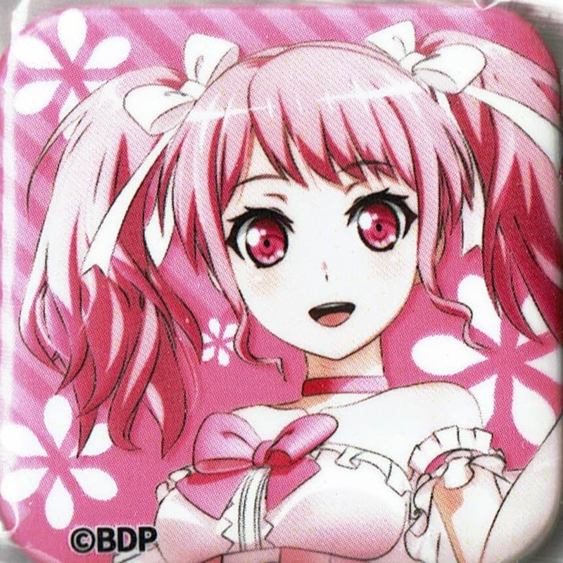 バンドリ 丸山彩 ピコ 缶バッジ