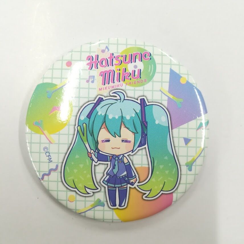 ボーカロイド 初音ミク 缶バッジ 100円ショップグッズ