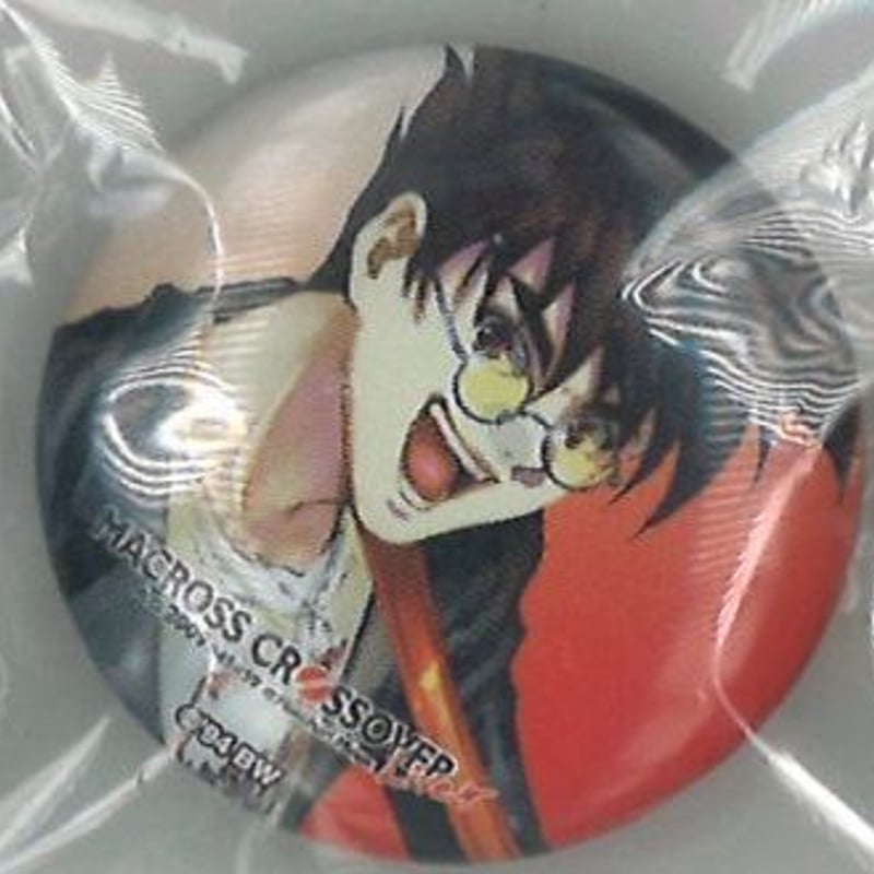 マクロス7 熱気バサラ　クロスオーバーライブ　缶バッジ マクロスクロスオーバーライブ2009 30mm缶バッジ 熱気バサラ | K