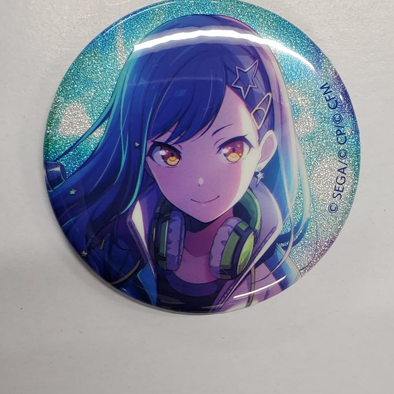 プロジェクトセカイ 白石杏 グリッター缶バッジ | K-BOOKS 秋葉原