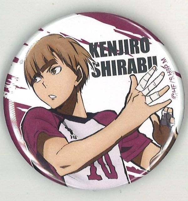 ハイキュー!! 烏野高校VS白鳥沢学園高校 缶バッジコレクション 白布