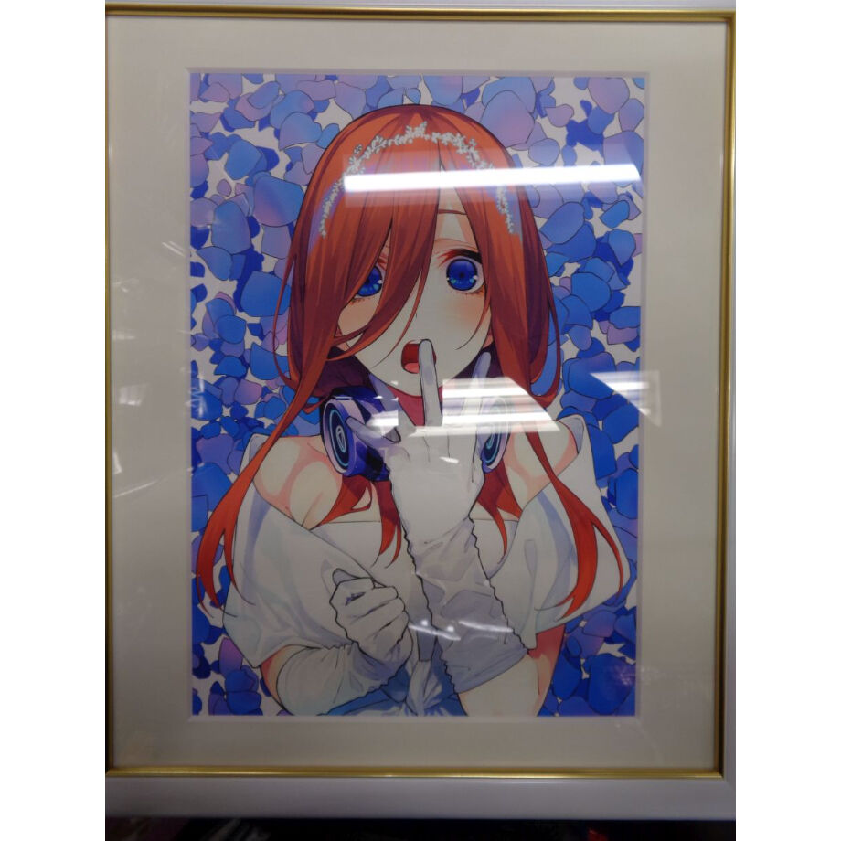 日本の職人技 五等分の花嫁展 額装絵 中野三玖 ミストグラフ 五等分の