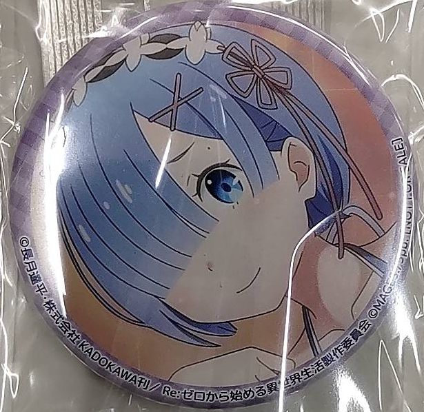 Re:ゼロから始める異世界生活 DEATH OR KISS 缶バッジ レム | K-BOOK