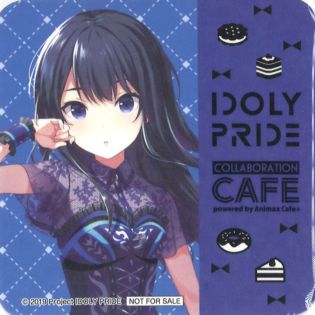 IDOLY PRIDE 長瀬琴乃 スクエアコースター カフェ in Animax Cafe+