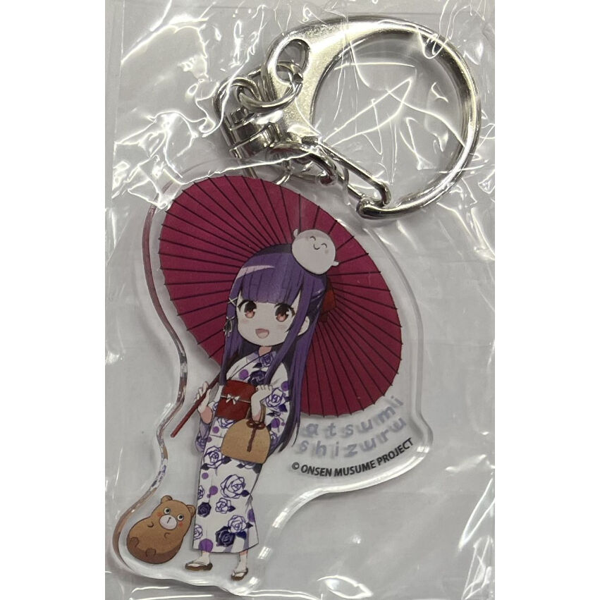 温泉むすめ あつみ観光協会限定コラボ あつみ詩鶴アクリルキーホルダー