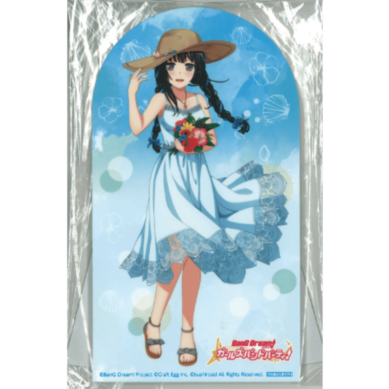 バンドリ　白金燐子　ミニスタンディパネル　マルイ　抽選品　summer ver. バンドリ 白金燐子 ミニスタンディパネル マルイ 抽選品 summer ver