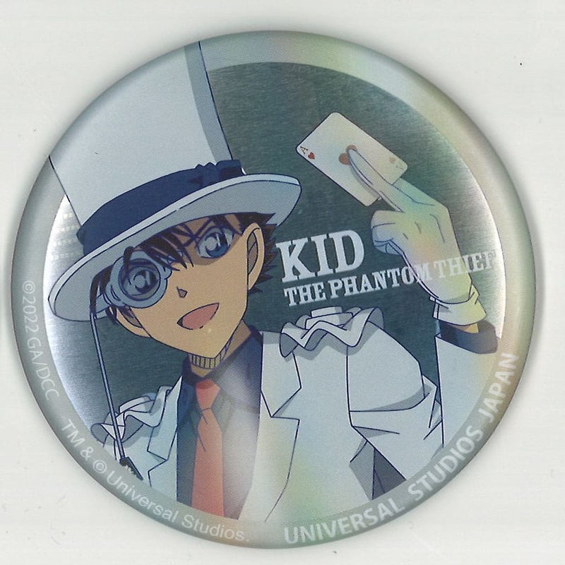 怪盗キッドユニバ、缶バッジ