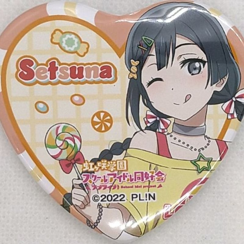 ラブライブ 虹ヶ咲 缶バッジ 優木せつ菜 5th ライブ ラブライブ！虹ヶ咲学園スクールアイドル同好会 ヴィレッジヴァン