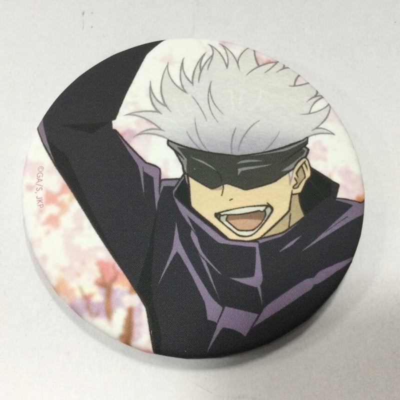 呪術廻戦 五条悟 呪術廻戦展 お花見 缶バッジ | K-BOOKS 秋葉原