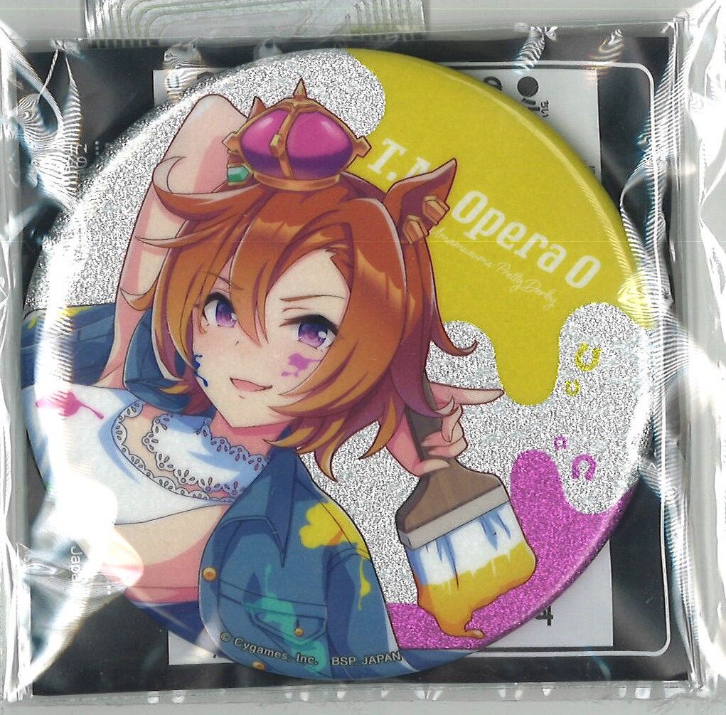 ウマ娘 缶バッジ ペインタースタイル テイエムオペラオー 18点 ウマ娘 テイエムオペラオー ナムコ ペインタースタイル グリッター缶