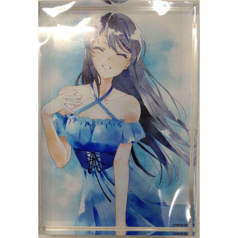 【新品】青ブタ展 青春ブタ野郎はスクールメモリーの夢を見ない アクリルブロック 青春ブタ野郎はスクールメモリーの夢を見ない -青ブタ展