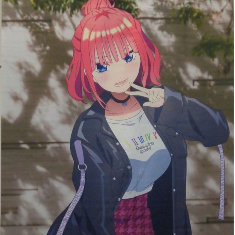 五等分の花嫁∬ Collaboration apparel 等身大タペストリー 中野 五等分の花嫁∬ Collaboration apparel 等身大タペストリー 中野