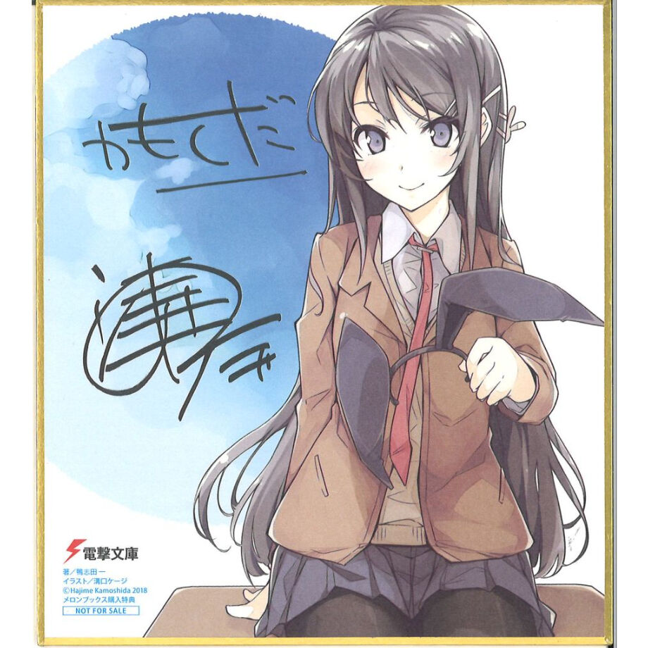青春ブタ野郎はバニーガール先輩の夢を見ない メロンブックス特典 複製