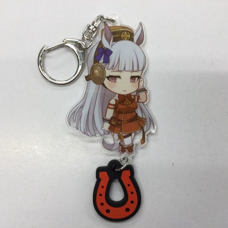 ウマ娘 ラバー蹄鉄付き アクリルキーホルダー ゴールドシップ サイ