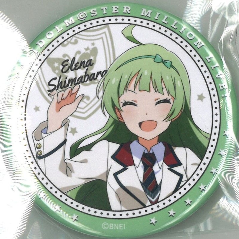 アイドルマスター ミリオンライブ 島原エレナ 缶バッジ・ラバスト