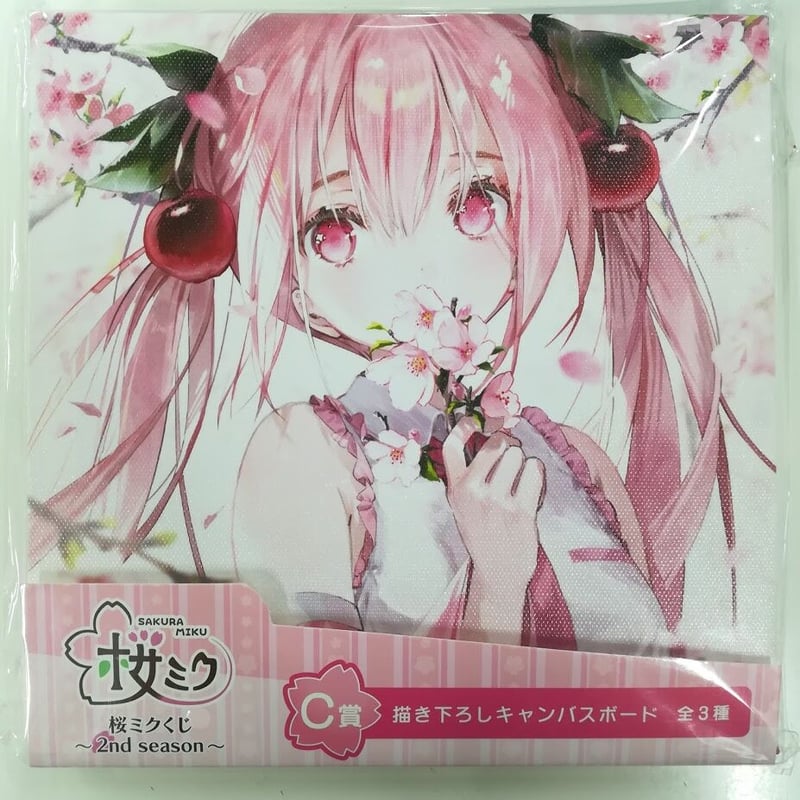 ボーカロイド 桜ミク 描き下ろしキャンバスボード タイトーくじ