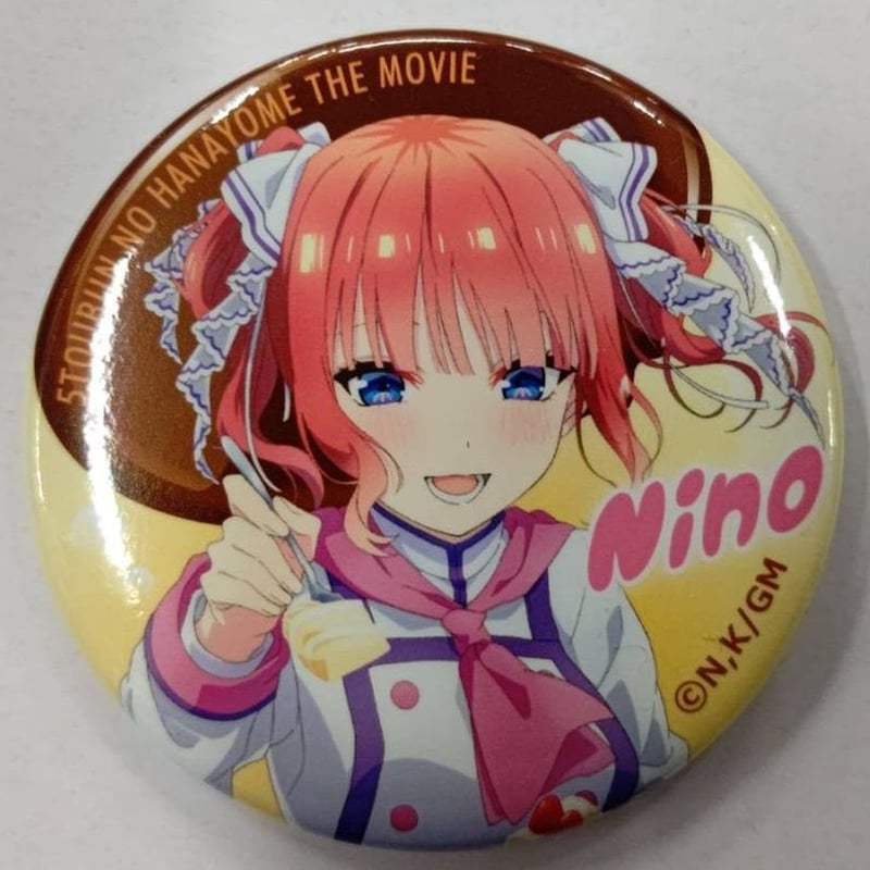五等分の花嫁 中野二乃 Anisugar プリン 特典 缶バッジ カード