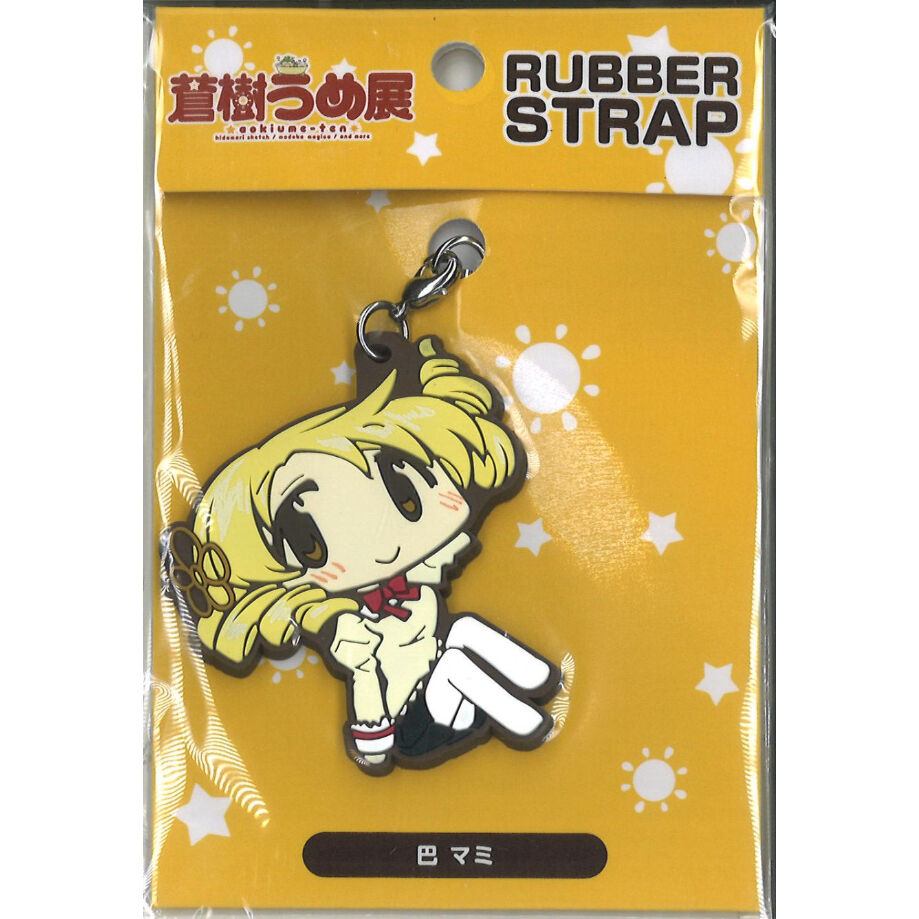 蒼樹うめ展　魔法少女まどか☆マギカ　ラバーストラップ 魔法少女まどか☆マギカ 蒼樹うめ展 巴マミ ラバーストラップ | K