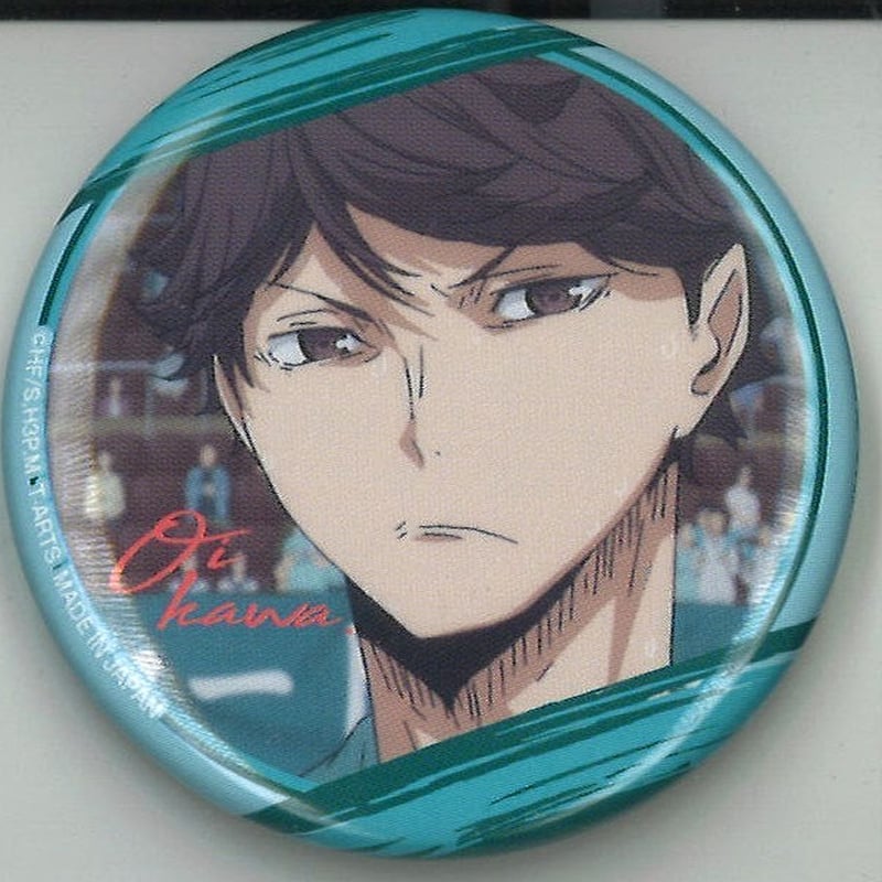 ハイキュー 及川徹 情熱缶バッジ ハイキュー 及川徹 情熱缶バッジ