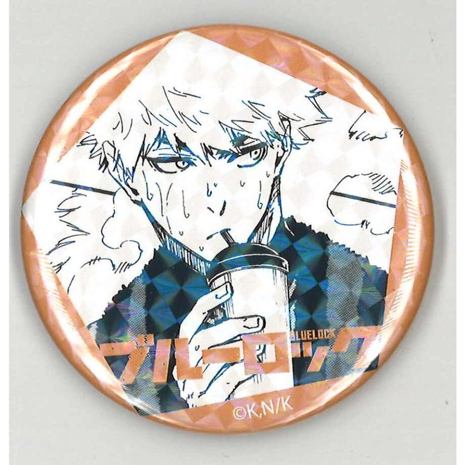 ブルーロック むにゅぐるみパティオ トレーディング缶バッジ 國神錬介
