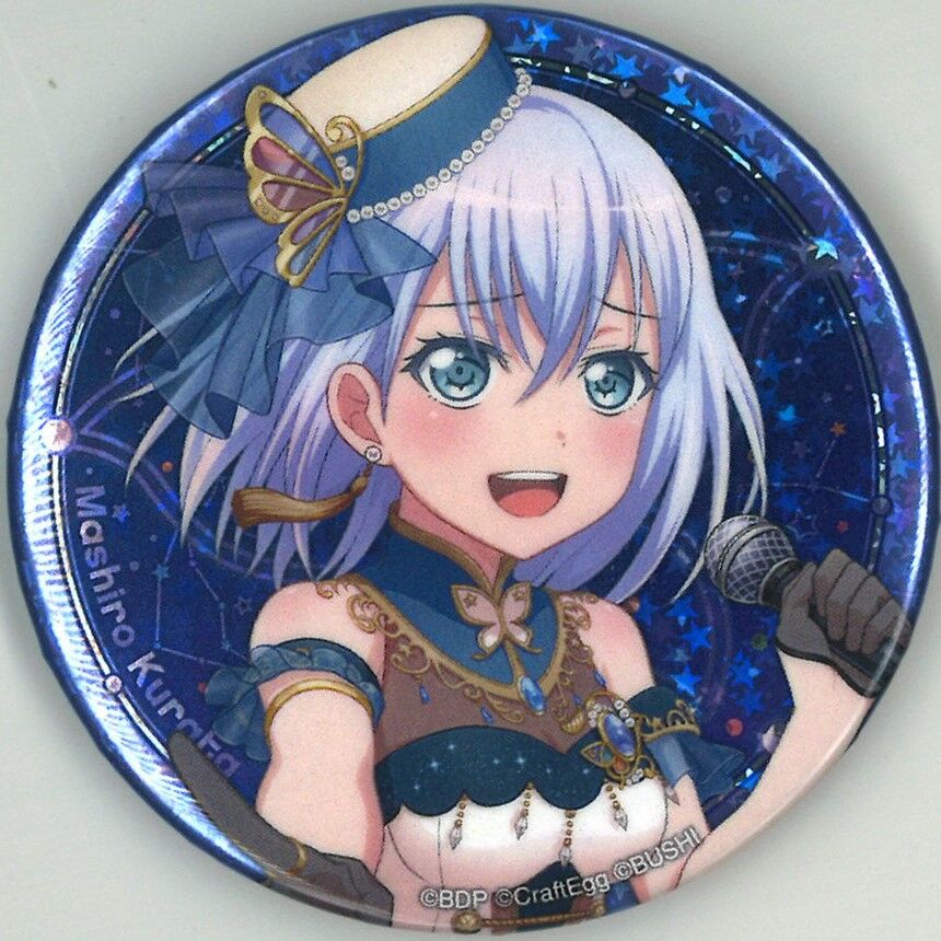 BanG Dream! （バンドリ！） 缶バッジ（ホロ） 倉田ましろ | K-BOOKS