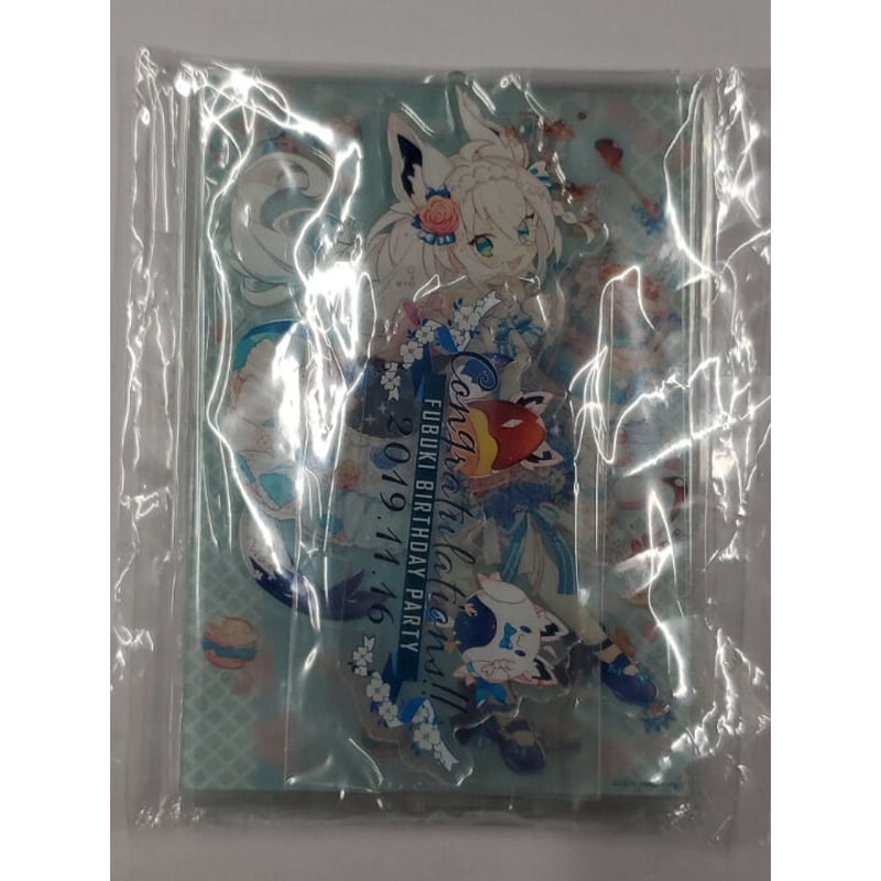 ホロライブ 白上フブキ 立体アクリルスタンド Congratulations ホロライブ 白上フブキ 立体アクリルスタンド Congratulations