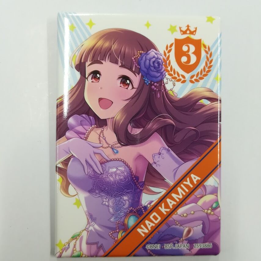 デレマス　シンデレラガールズ メモリアルカフェ　缶バッジ　神谷奈緒 fit=scale-down,w=1200