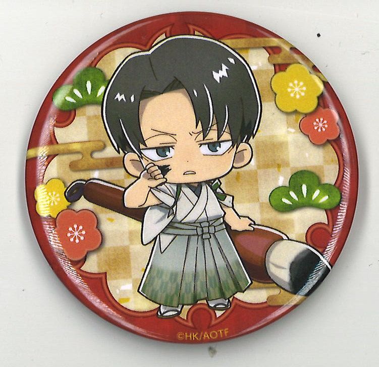 進撃の巨人 プリンセスカフェコラボ 進撃の巨人 缶バッジ（正月