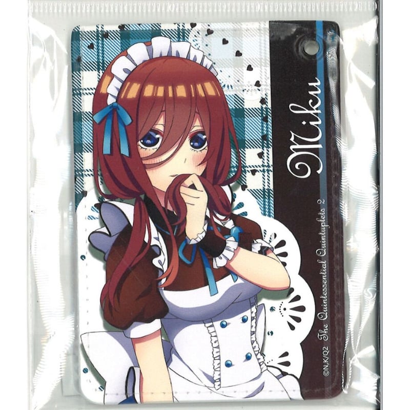 五等分の花嫁 バレンタインイベント【中野 三玖】 五等分の花嫁∬バレンタインストーリーinアニメイト パスケース