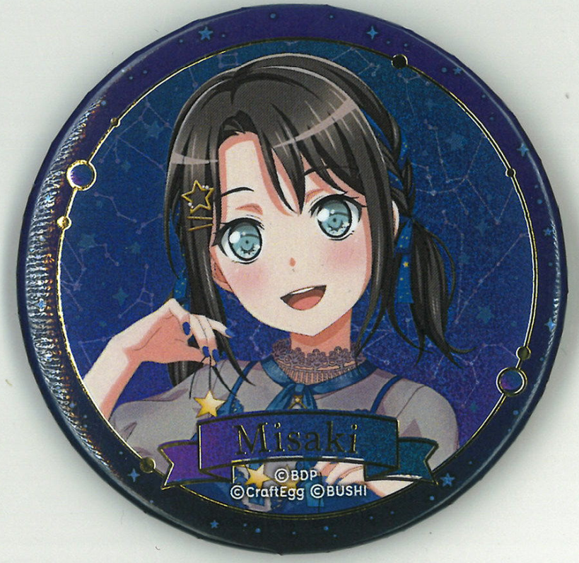 バンドリ　ホロライブコラボ　缶バッジ　彩 BanG Dream! ガールズバンドパーティ！ トレーディングホロ缶