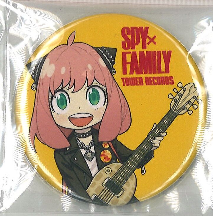 SPY×FAMILY スパイファミリー アーニャ タワレコ 缶バッジ