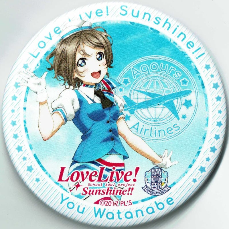 プ*引様 渡辺曜 16枚 ラブライブ Aqours Finale 缶バッジ ラブライブ