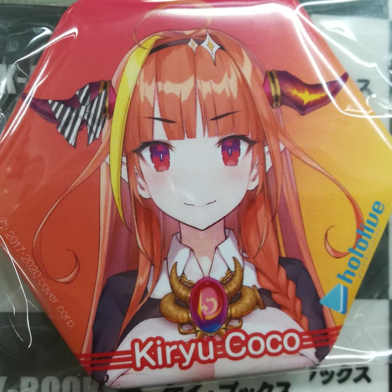 ホロライブ 桐生ココ フェスティバル 缶バッジ