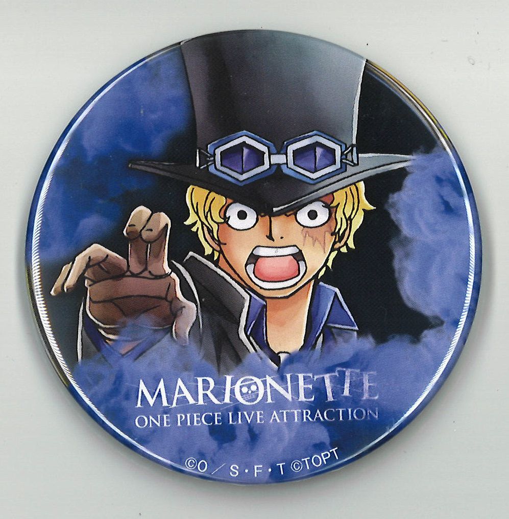 ONE PIECE サボ 缶バッジ お台場 アクリルバッジ fit=scale-down,w=1200