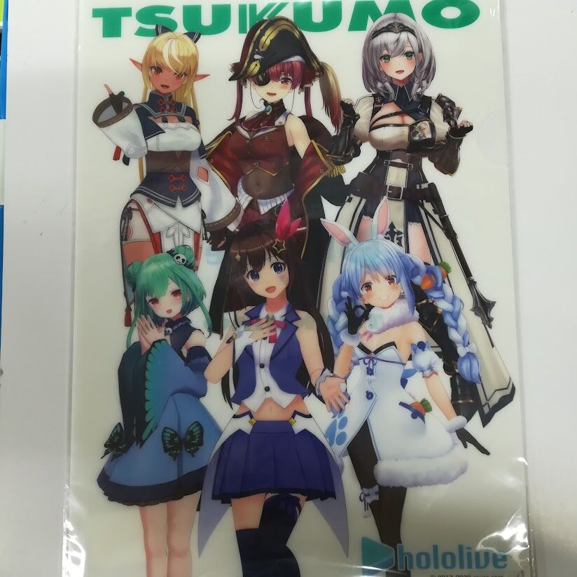 ホロライブ クリアファイル TSUKUMO | K-BOOKS 秋葉原