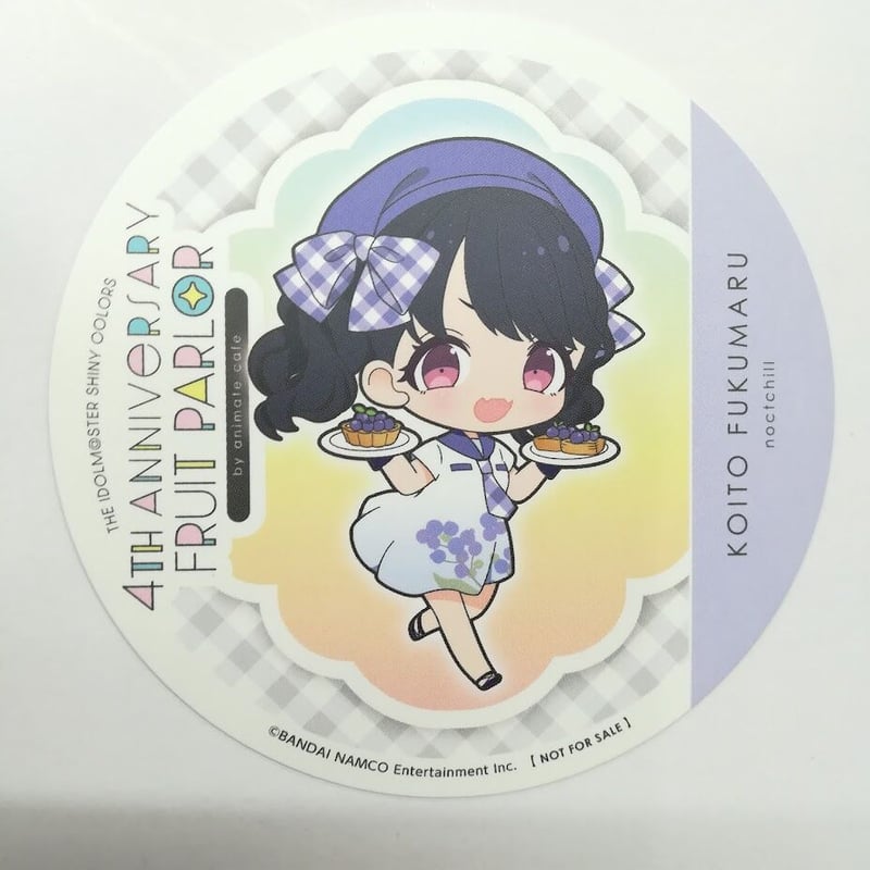 シャイニーカラーズ 福丸小糸 コースター(SD) 4th ANNIVERSARY FRUIT