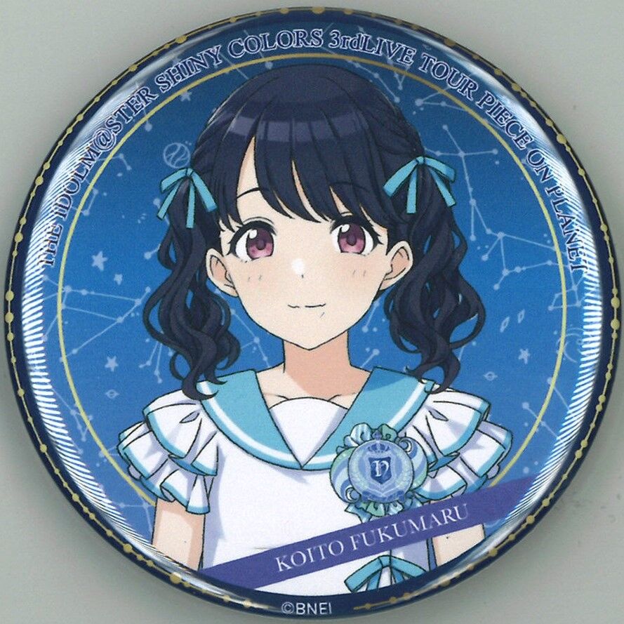 アイドルマスター　シャニマス　福丸小糸　缶バッジアクリルスタンドセット アイドルマスター シャイニーカラーズ スタンド缶バッジ 福丸小糸 | K