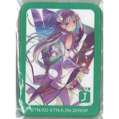 Re:ゼロから始める異世界生活　MF文庫J 夏の学園祭　エミリア　缶バッジ Re:ゼロから始める異世界生活 MF文庫J 夏の学園祭2017 カンバッジ