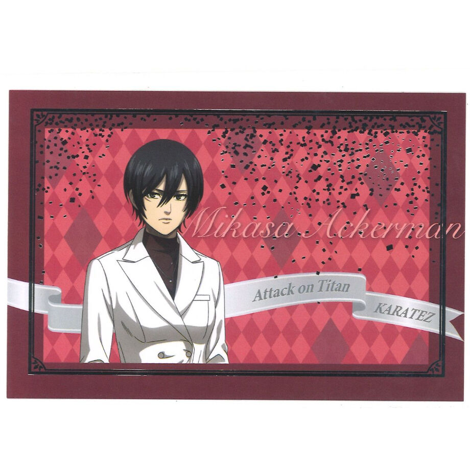 カラオケの鉄人 ミカサ 13点セット 進撃の巨人 ミカサ 缶バッジ