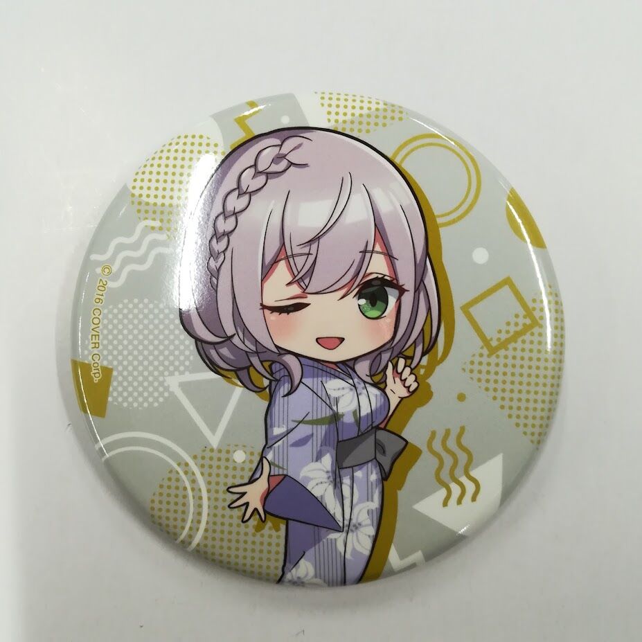 ホロライブ c96 直筆 サイン 缶バッジ 百鬼あやめ 希少】ホロライブ 百